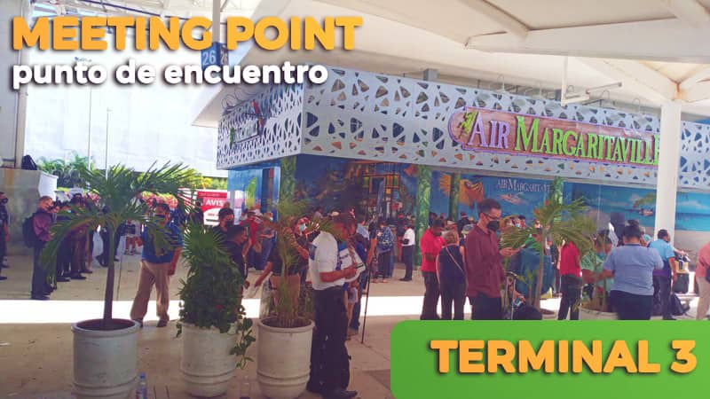 Terminal 3 Meeting Point Tequila Transfers