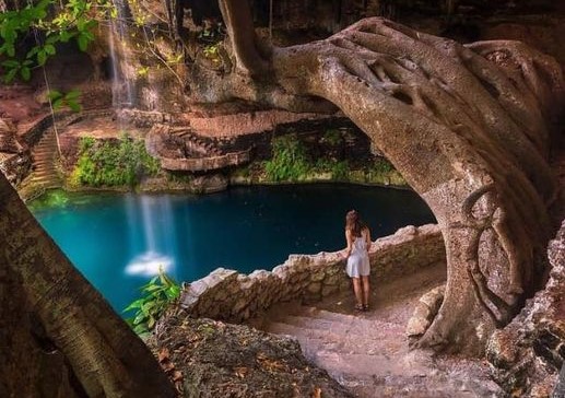 Cenote Zaci cancun mexico